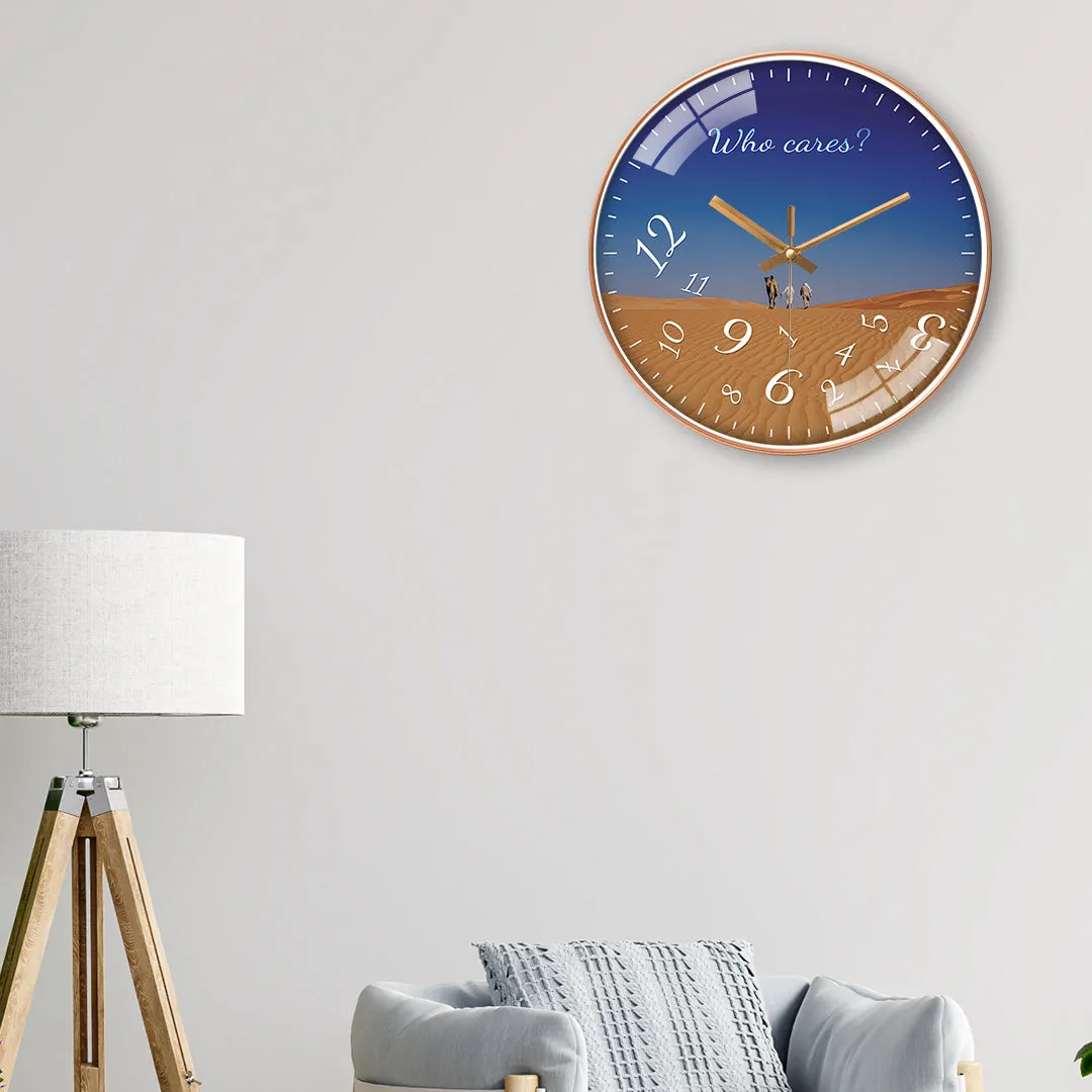 Beautiful Dubai Desert Wall Clock