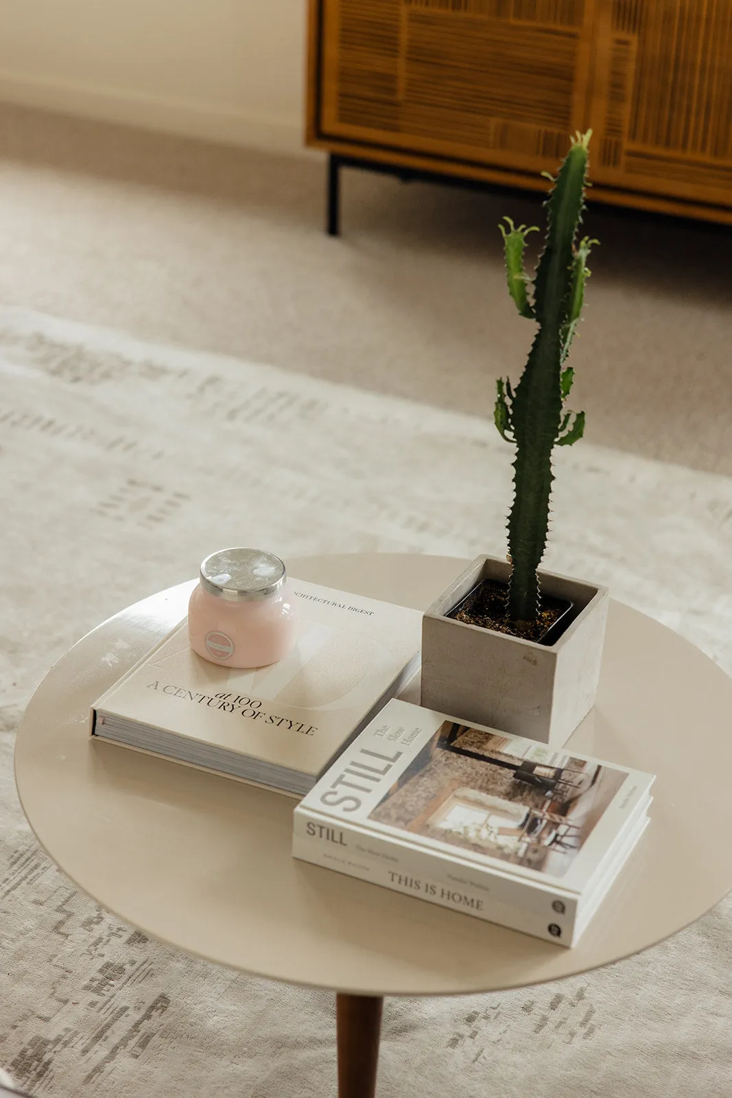 Cement Square Catchpot