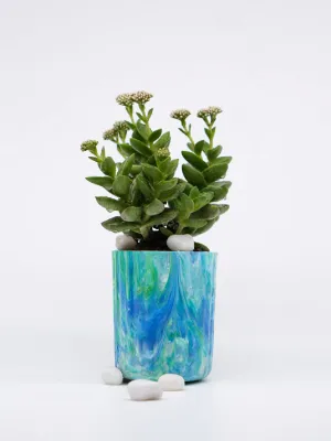 ECO POTS Planter Aquamarine Blue