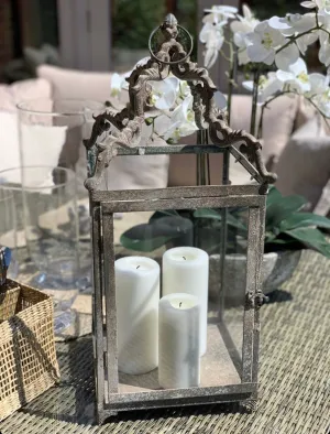 Ornate metal lantern