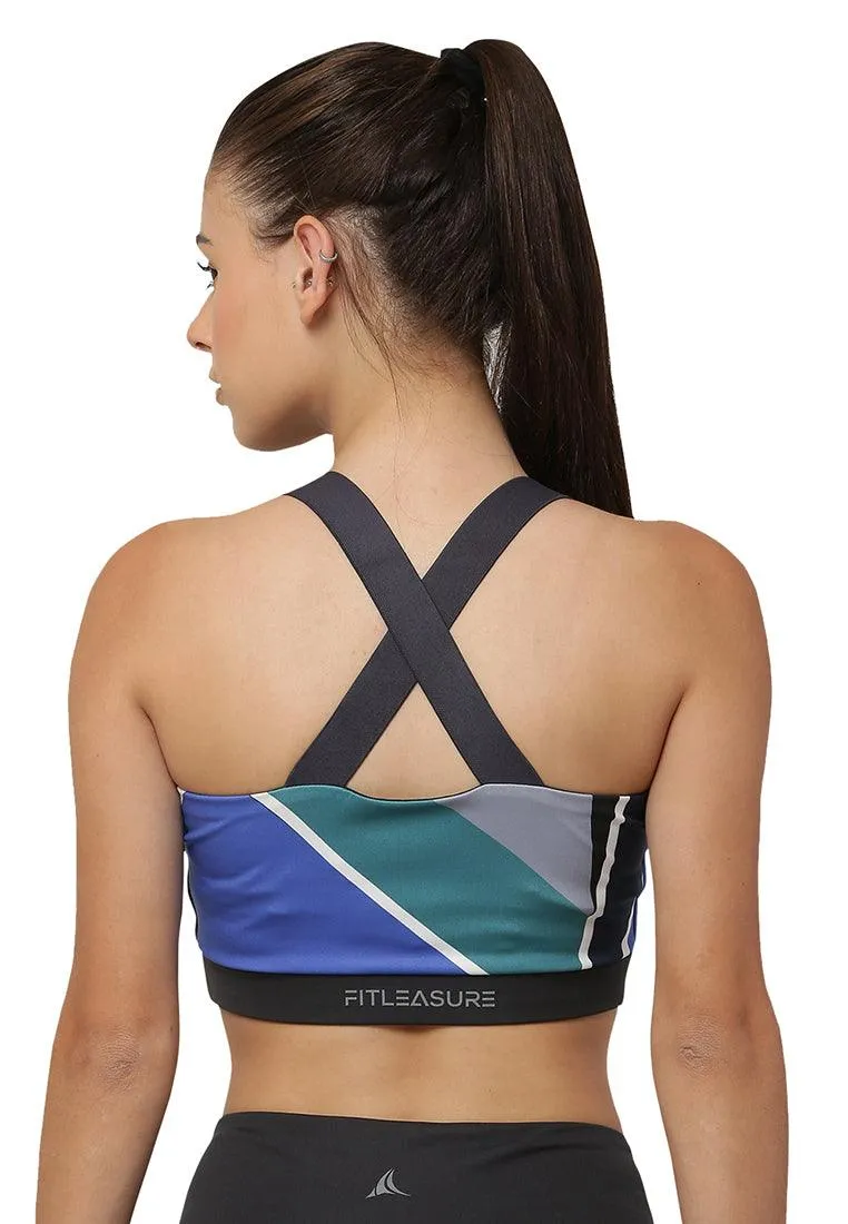 Printed Yoga Sports Bra