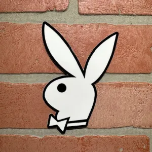Sticker - Playboy Bunny - White