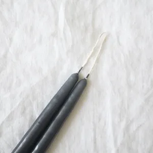 Taper Candles (Charcoal)