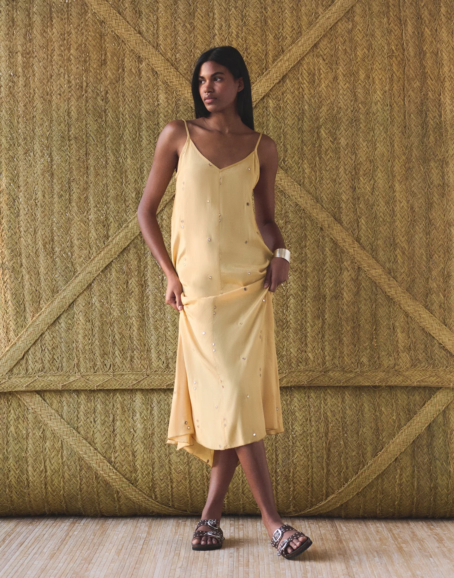 Vestido Mirrors tirantes