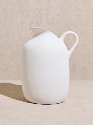 Westside Home White Jug Vase