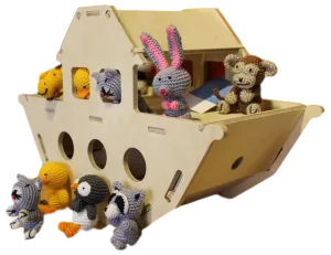 Wooden Model of Noah's Ark